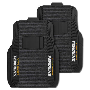 Fanmats - NHL - Pittsburgh Penguins 2-pc Deluxe Car Mat Set 21''x27''