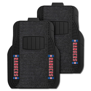 Fanmats - NHL - New York Rangers 2-pc Deluxe Car Mat Set 21''x27''