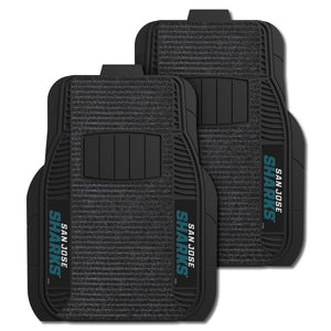 Fanmats - NHL - San Jose Sharks 2-pc Deluxe Car Mat Set 21''x27''