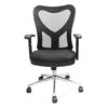 High Back Mesh Office Chair With Chrome Base. Color: Black - Techni Mobili