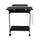 Compact Computer Cart With Storage . Color: Espresso - Techni Mobili