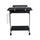 Compact Computer Cart With Storage . Color: Graphite - Techni Mobili