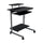 Compact Computer Cart With Storage . Color: Graphite - Techni Mobili
