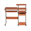 Complete Computer Workstation Desk. Color: Woodgrain - Techni Mobili