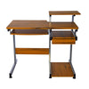 Complete Computer Workstation Desk. Color: Woodgrain - Techni Mobili