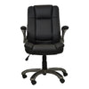 Ergonomic Faux Leather Office Chair – Ultra-Padded Executive Desk Chair,Black - Techni Mobili