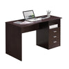 Classic Computer Desk with Multiple Drawers. Color: Wenge - Techni Mobili