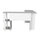 Techni Mobili Modern L-Shaped Desk with Side Shelves, Grey - RTA Products