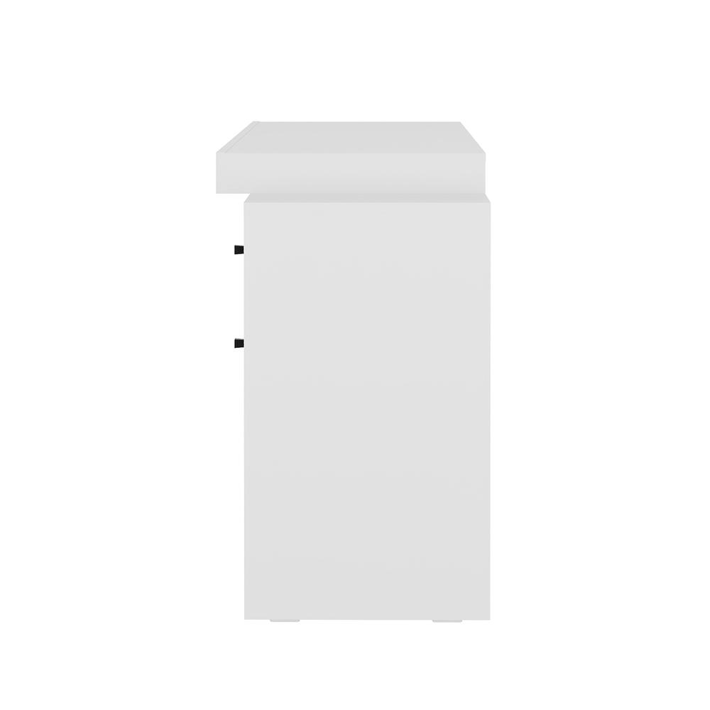 Techni Mobili Expandable Home Office Desk, White