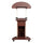 Rolling Adjustable Laptop Cart With Storage. Color: Chocolate - Techni Mobili