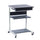 Rolling Laptop Cart with Storage. Color: Graphite - Techni Mobili