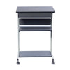 Rolling Laptop Cart with Storage. Color: Graphite - Techni Mobili