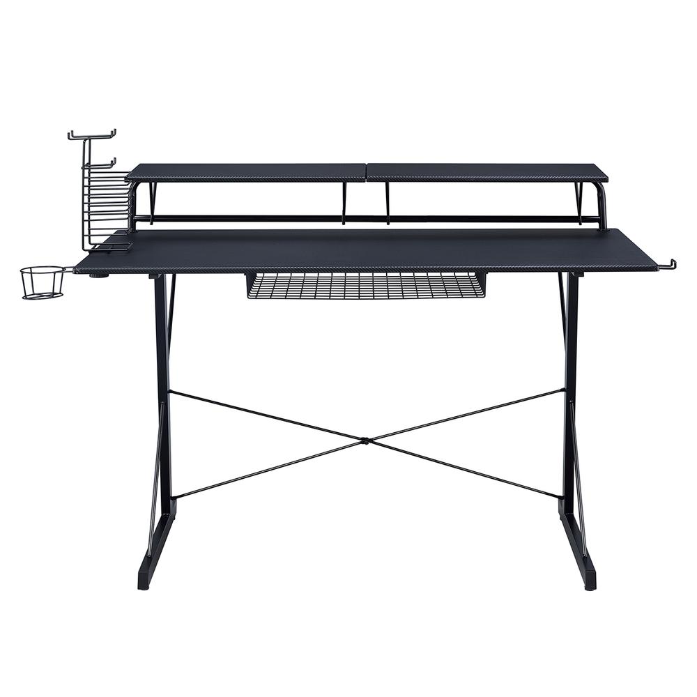 Gaming Computer Desk Setup with Organizers - Techni Sport