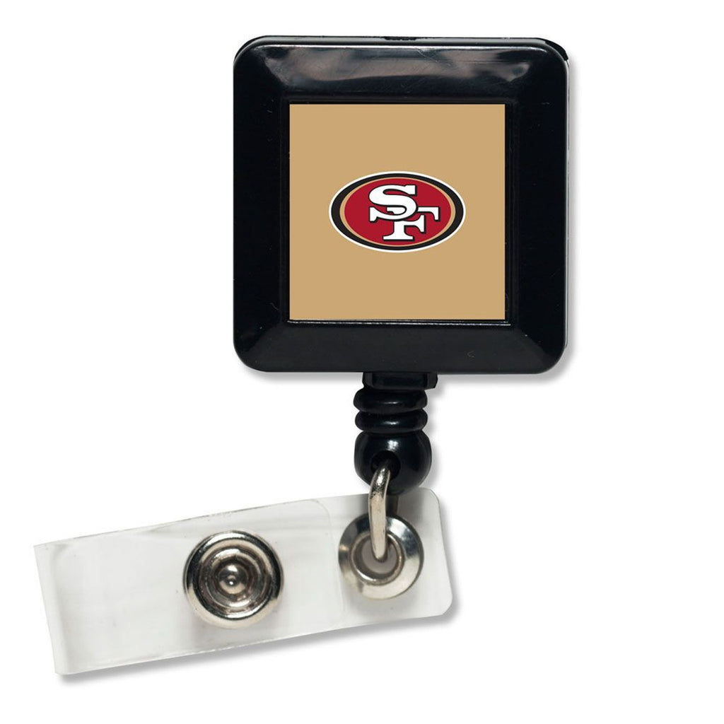 San Francisco 49ers Badge Holder Retractable Square - WinCraft
