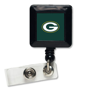 Green Bay Packers Badge Holder Retractable Square - WinCraft