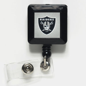 Las Vegas Raiders Badge Holder Retractable Square - WinCraft