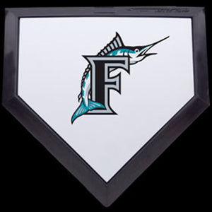 Florida Marlins Authentic Hollywood Pocket Home Plate CO - Schutt Sports