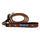 Denver Broncos Pet Leash Leather Frozen Rope Football Size Medium CO - Gamewear