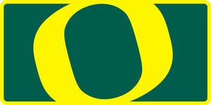 Oregon Ducks License Plate Acrylic Mega Style - Stockdale Technologies