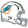 Miami Dolphins Auto Emblem Helmet -