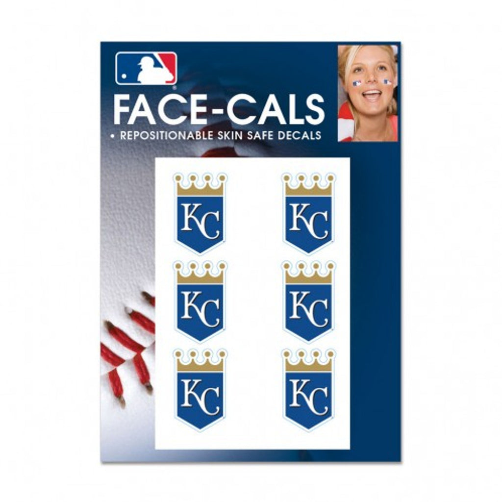 Kansas City Royals Tattoo Face Cals - WinCraft