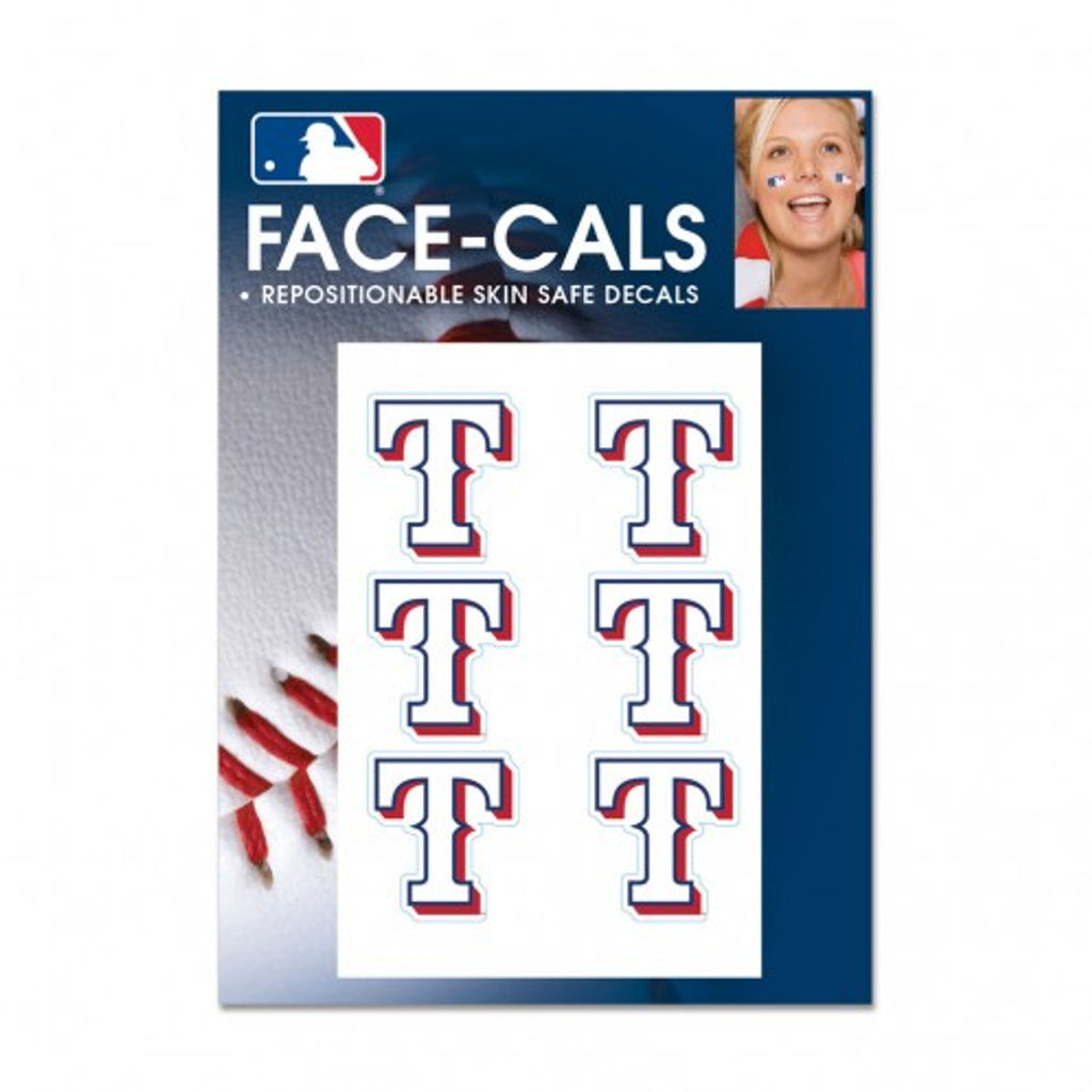 Texas Rangers Tattoo Face Cals - WinCraft