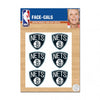 Brooklyn Nets Tattoo Face Cals - Special Order - WinCraft