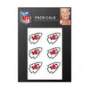 Kansas City Chiefs Tattoo Face Cals - WinCraft