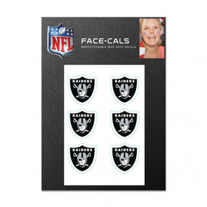 Las Vegas Raiders Tattoo Face Cals - WinCraft