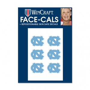 North Carolina Tar Heels Tattoo Face Cals - WinCraft
