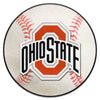 Fanmats - Ohio State University Baseball Mat 27'' diameter