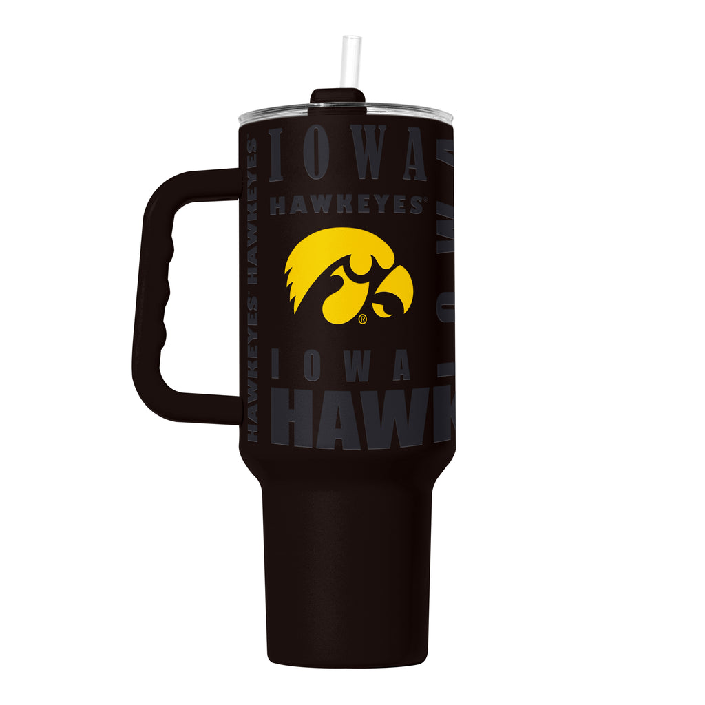 Iowa Hawkeyes Tumbler 40oz Powder Coat Replay - Logo Brands