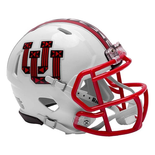 Utah Utes Helmet Riddell Replica Mini Speed Style White Ute Proud - Riddell