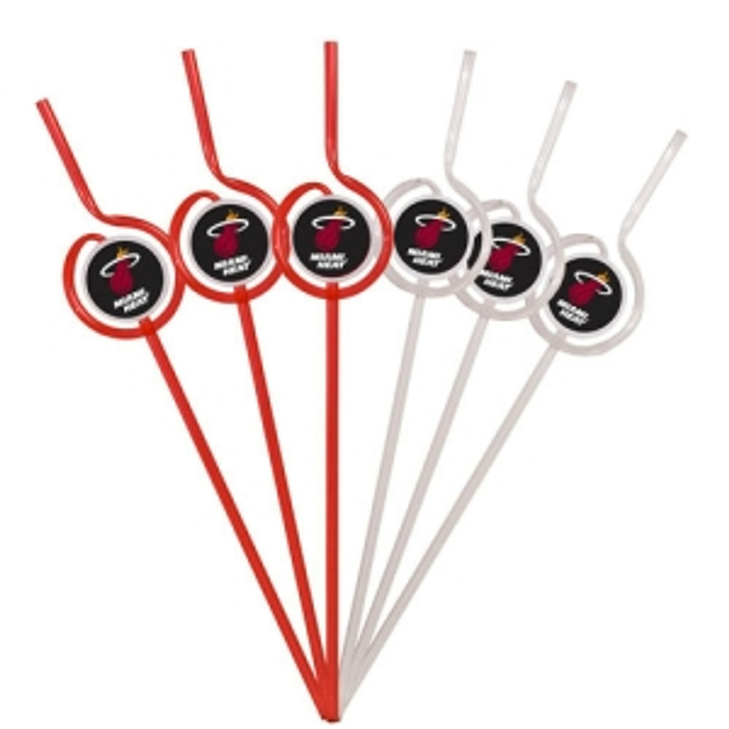 Miami Heat Team Sipper Straws CO - Pangea Brands
