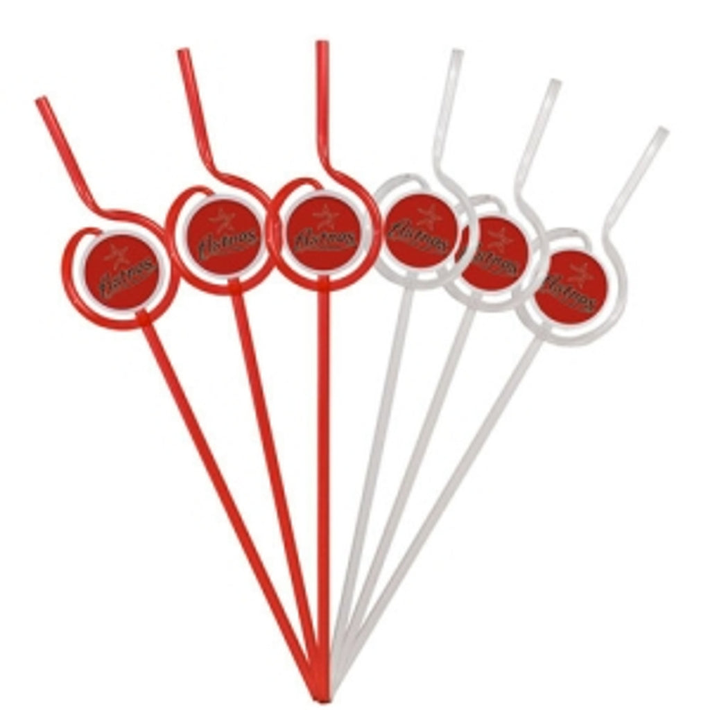 Houston Astros Team Sipper Straws CO - Pangea Brands