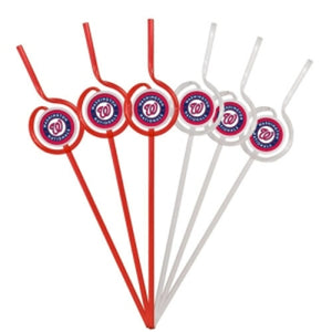 Washington Nationals Team Sipper Straws CO - Pangea Brands