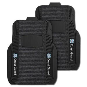Fanmats - U.S. Coast Guard 2-pc Deluxe Car Mat Set 21''x27''
