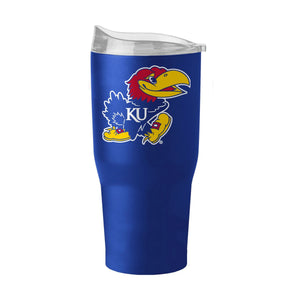 Kansas Jayhawks Tumbler 30oz Flipside Powder Coat - Logo Brands