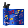 Kansas Jayhawks Quencher Bottle 34oz Stainless Steel Dreamweave - Logo Brands