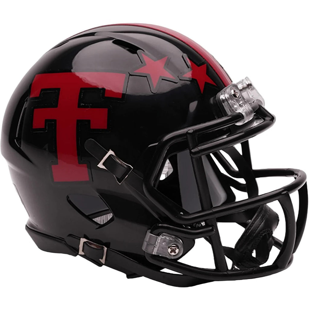 Texas Tech Red Raiders Helmet Riddell Replica Mini Speed Style 100 Year - Riddell