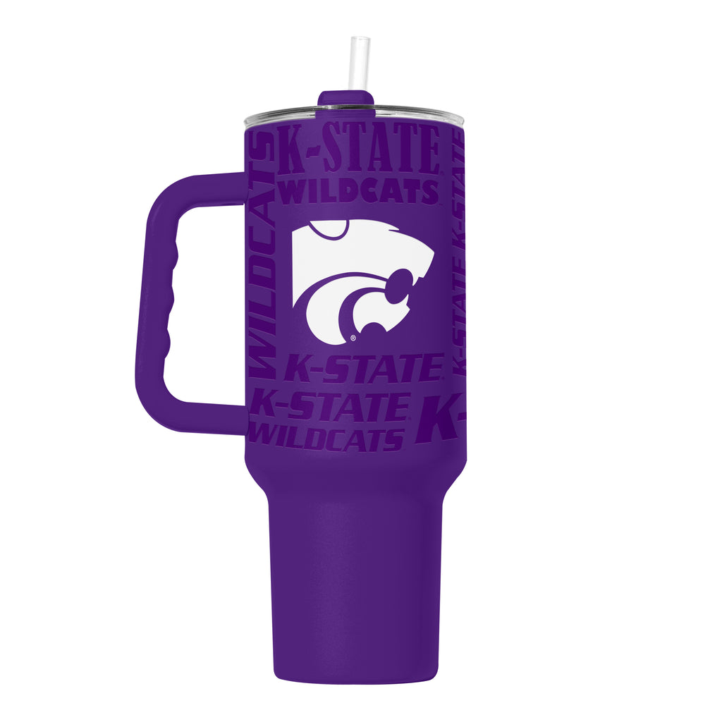 Kansas State Wildcats Tumbler 40oz Powder Coat Replay - Logo Brands