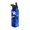 Kentucky Wildcats Quencher Bottle 34oz Stainless Steel Dreamweave - Logo Brands