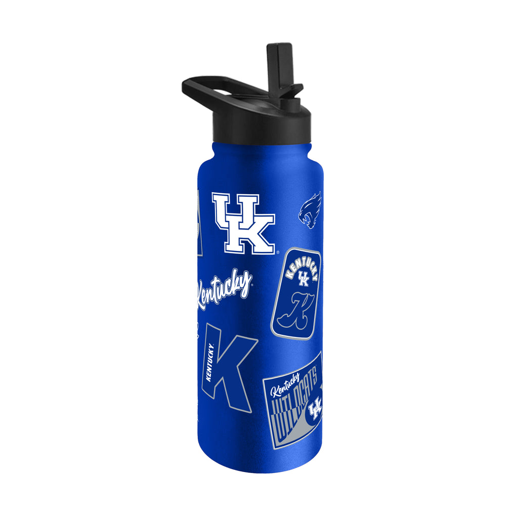 Kentucky Wildcats Quencher Bottle 34oz Stainless Steel Dreamweave - Logo Brands