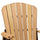 Fan Back Swivel Glider in Cedar and Tudor Brown - American Furniture Classics