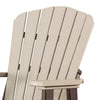 Fan Back Balcony Glider Made in the USA- Weatherwood, Tudor Brown - American Furniture Classics