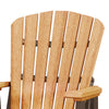 Fan Back Glider Made in the USA- Cedar, Tudor Brown - American Furniture Classics