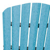 Fan Back Balcony Glider Made in the USA- Aruba, Black - American Furniture Classics