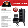 Multi Level Vertical Smoker and Charcoal Grill - American Furniture Classics