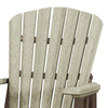Double Glider with Center Table in Weatherwood and Tudor Brown - American Furniture Classics