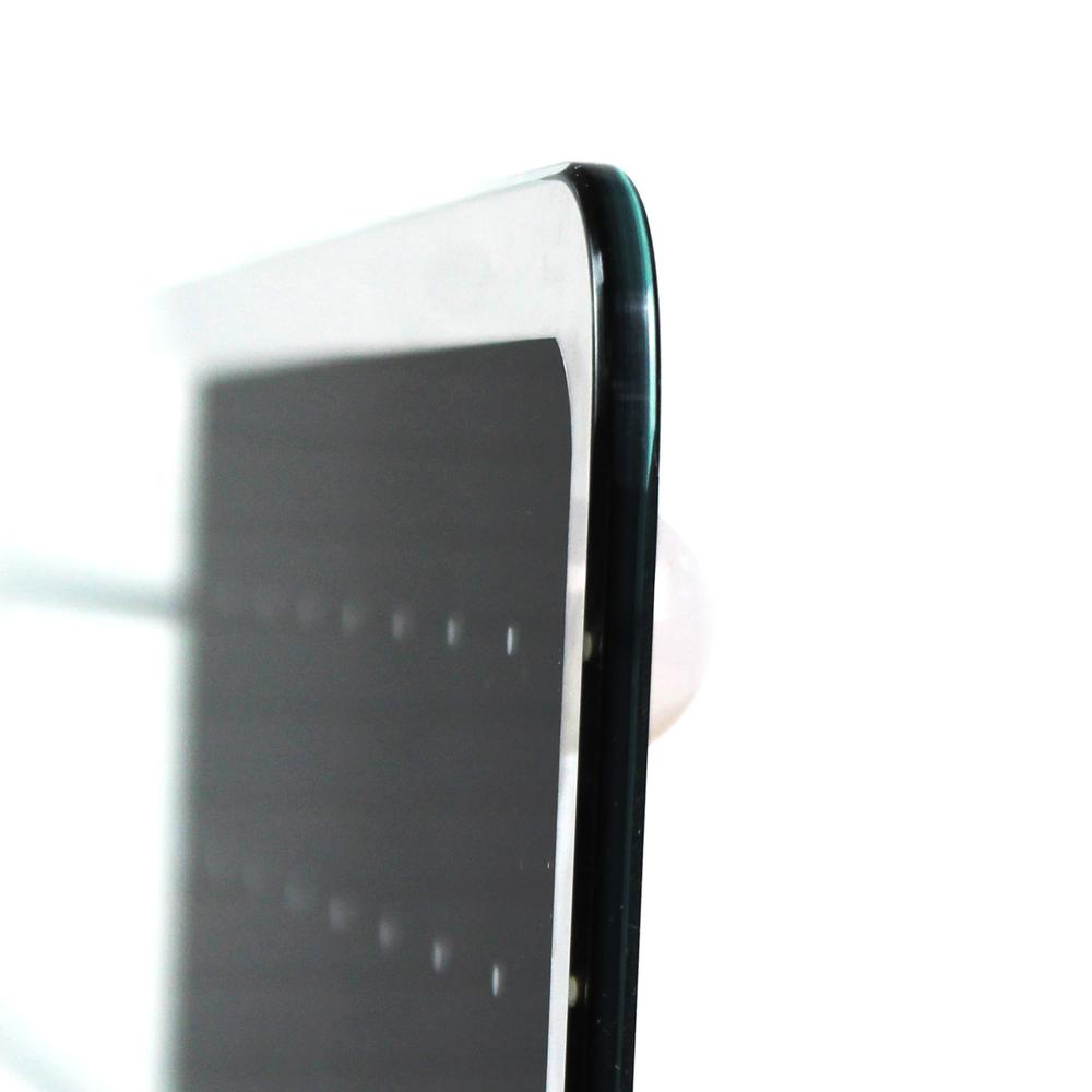 Glacier White & Black Plan & Grid Glass Dry Erase Board - 14'' x 14'' - Floortex